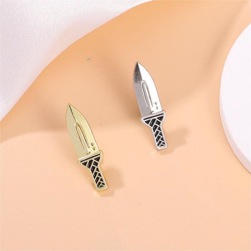 Edc Everyday Carry Knives - Нож, маленький меч, кинджал, эмалированная брошь,