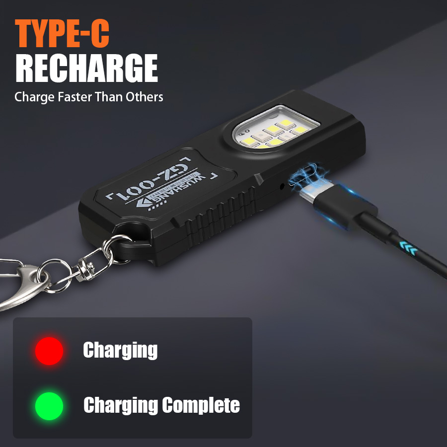 Мощный мини-фонарик COB LED на – обзор и цена Keychain Flashlight
