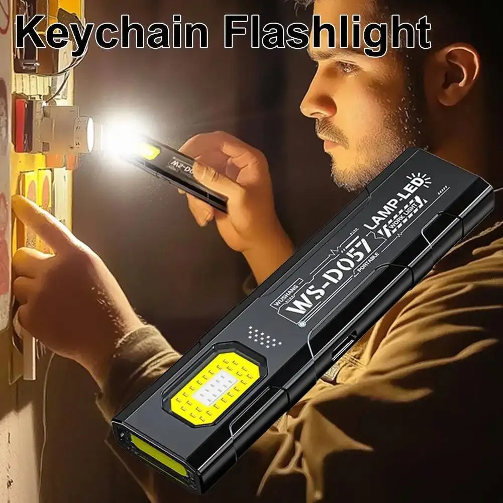 Мощный мини-фонарик COB на бре – обзор и цена Keychain Flashlight